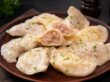 Вареники с мясом