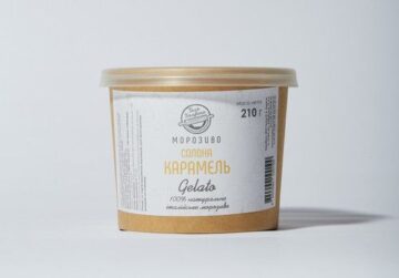 Мороженое соленая карамель
