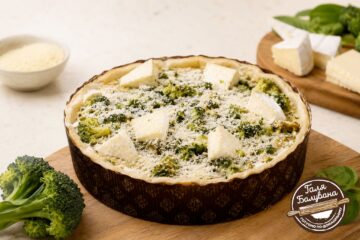 Кіш з броколі та камамбером